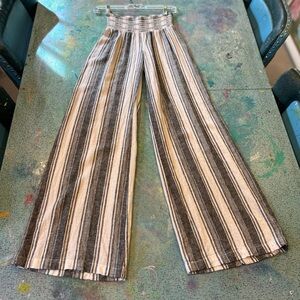 Wide Leg Linen Lounge Pants